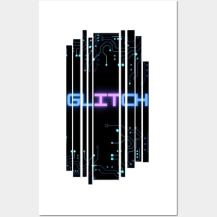 Glitch It - Cyberpunk (Choppy) Posters and Art